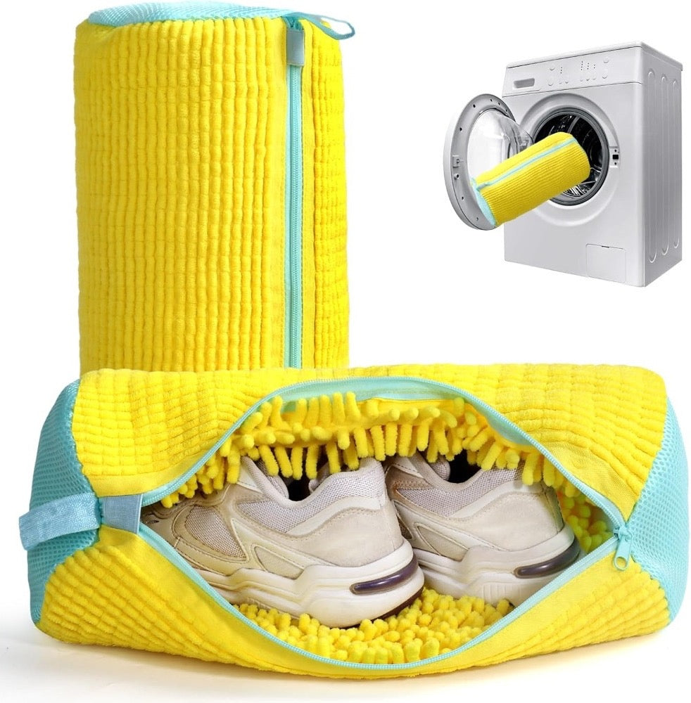Washoes- Sac de lavage pour chaussures- Jaune